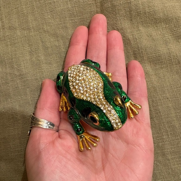 Tchotchke - Green and Gold Frog NWT NIB - Picture 5 of 9